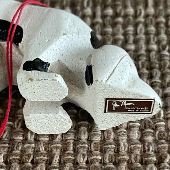 Vintage wood dog Christmas ornament artist collection - Picture 10 of 12